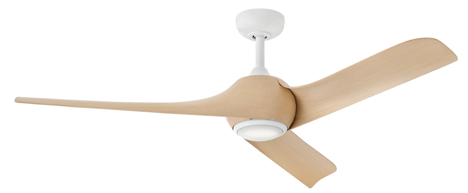 Hinkley Tiburon ceiling fan — Matte Black / Natural