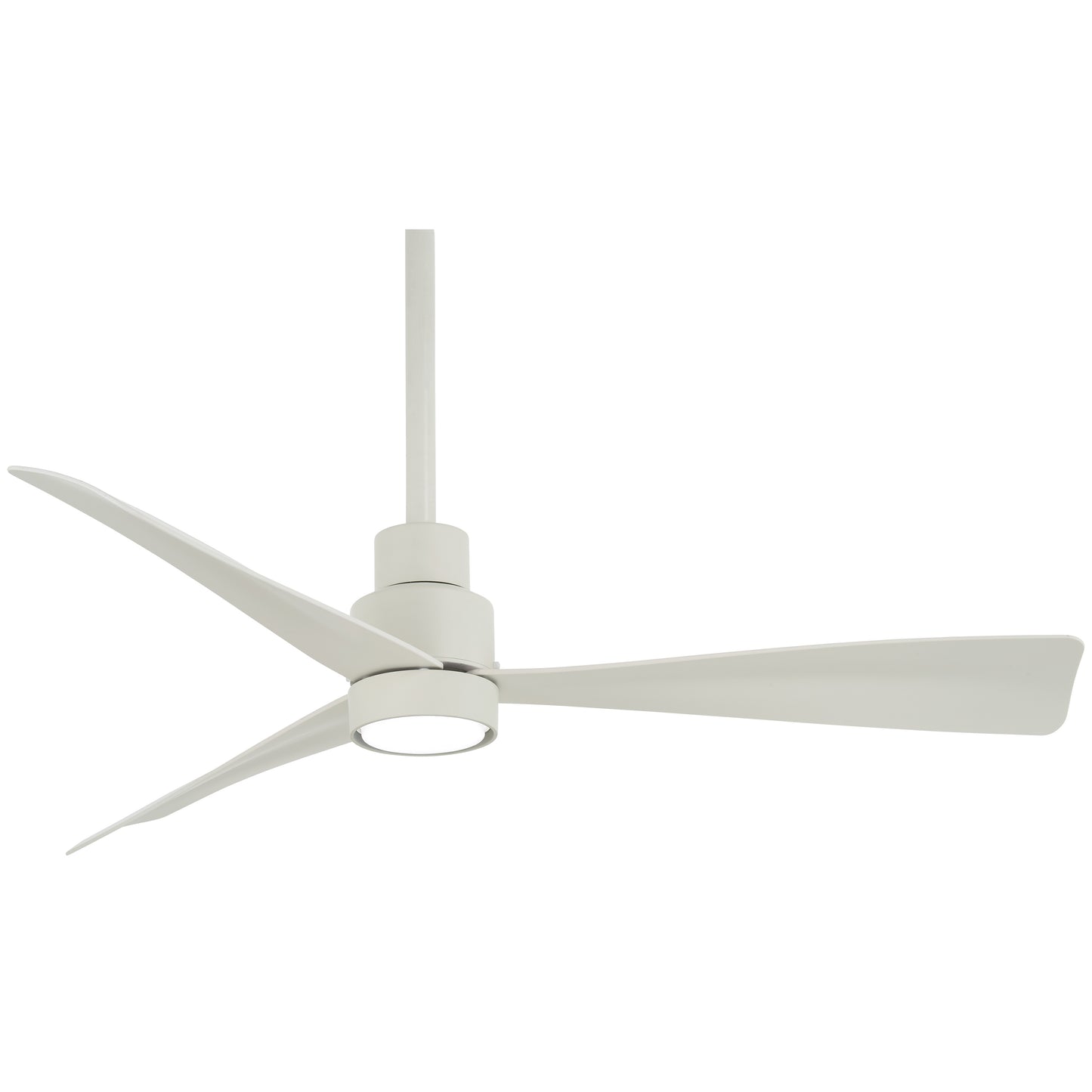 Minka Aire Simple 44" - Flat White - With Light Kit