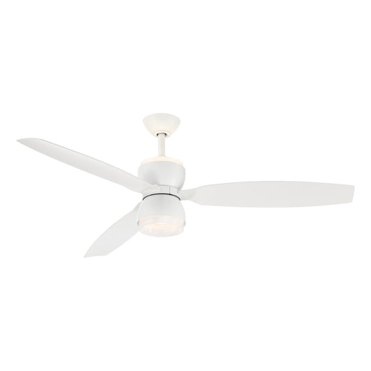Minka Aire Sandfell ceiling fan — Alabaster White