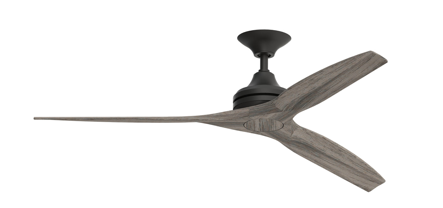 Spitfire — Black motor · Weathered Wood blades