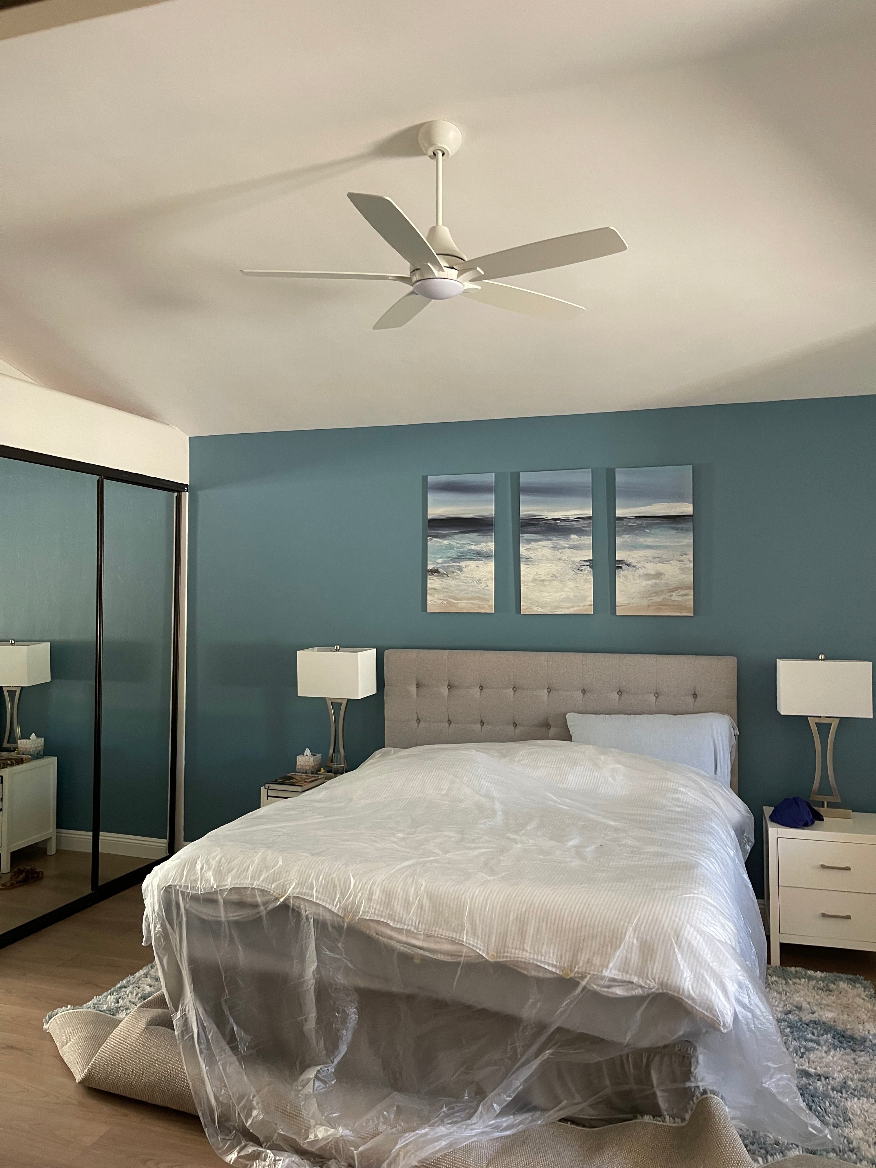 Visual Comfort Lowden installed in a bedroom