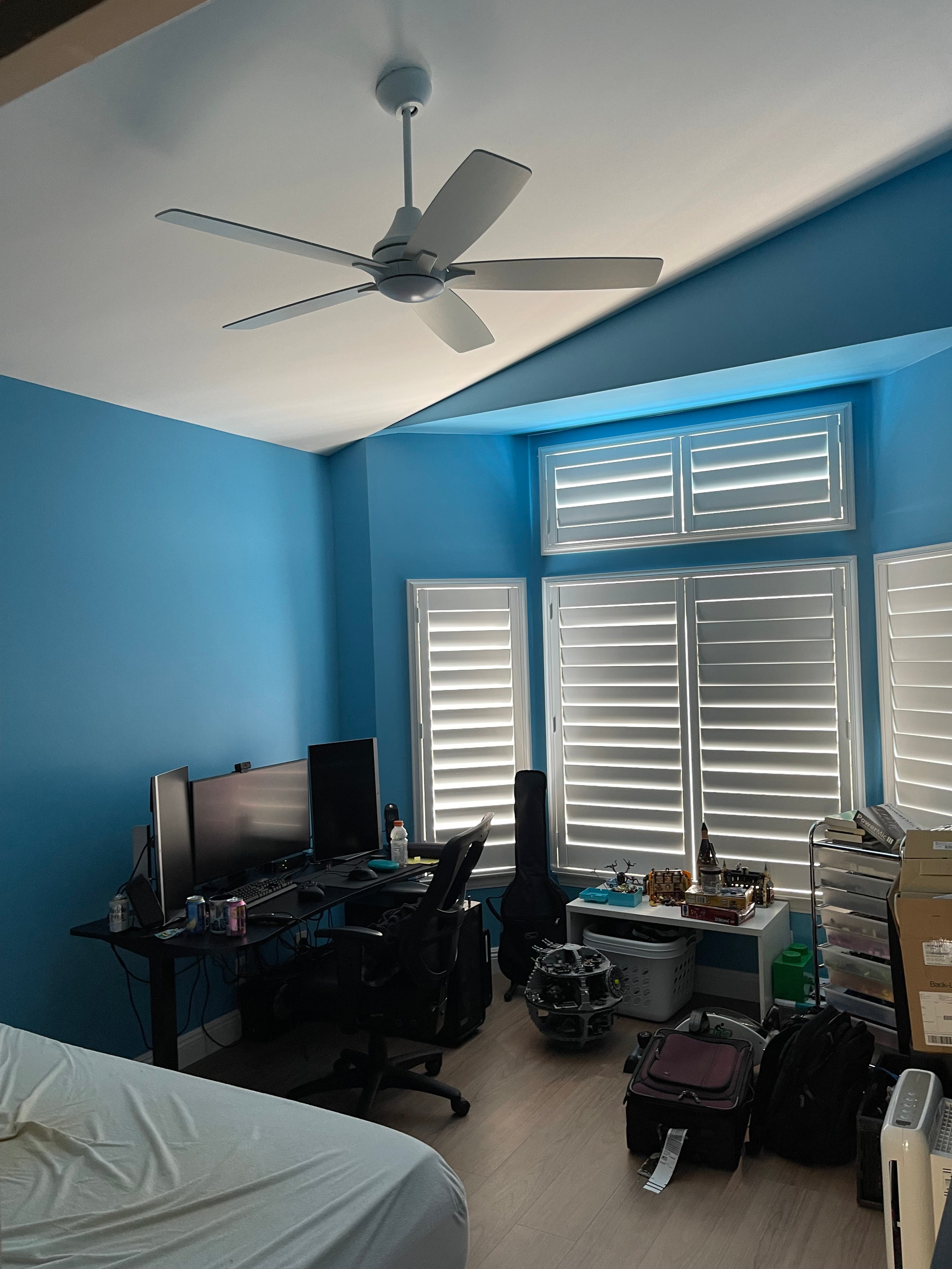 Visual Comfort Lowden installed in a bedroom